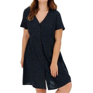 Simply Be Tea Dress in Heart Print 24W